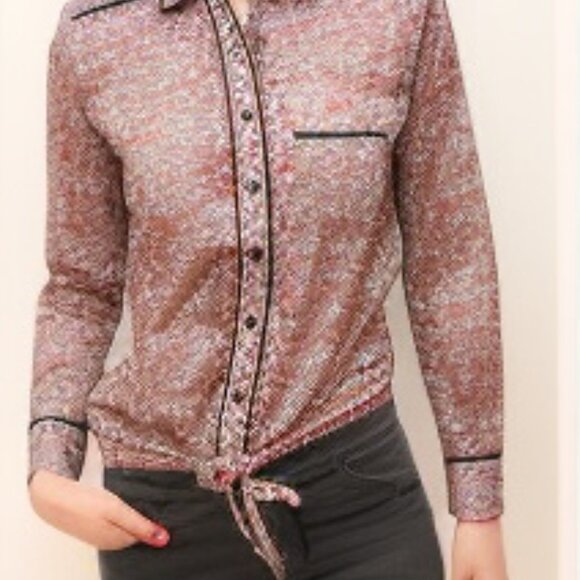 SzS The Kooples x Liberty Western Floral Shirt - Picture 14 of 14